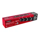 Perchero para pared con 4 ganchos, 10 cm, satinados, HERMEX 4