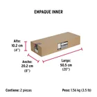 Perchero para pared con 4 ganchos, 10 cm, satinados, HERMEX 6
