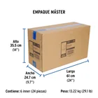Portavaso cepillero metálico con vaso de vidrio, FOSET AERO 7
