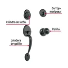 Jaladera/perilla, Lugo llave-mariposa, Negro, HERMEX 2