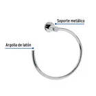 Toallero metálico de argolla acabado cromo, FOSET ELEMENT 2