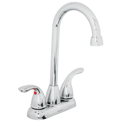 Mezcladora 4' cuello tipo bar para lavabo, FOSET AERO