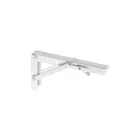 Ménsula plegable de acero blanca 4' x 8', FIERO 1