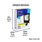 Reflector LED para exteriores 50W 6500K con sensor, VOLTECK 7