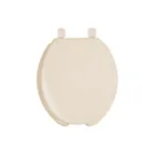 Asiento redondo para WC, abierto, hueso, AQUA 1