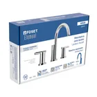 Mezcladora cromo para lavabo con taladros separados, ELEMENT 5