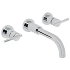 Mezcladora cromo de pared para lavabo, FOSET ELEMENT 1