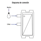 Placa armada 3 interruptores sencillos,madera,línea Italiana 4