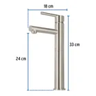 Monomando alto satín para lavabo, FOSET ELEMENT 2
