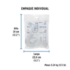 Céspol flexible de PVC para lavabo, FOSET 4