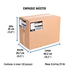 Céspol flexible de PVC para fregadero, FOSET 6