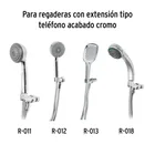 Codo de suministro, cromo, FOSET RIVIERA 4