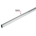 Tubo ovalado para clóset, 3.0 m, acero cromado, HERMEX 2