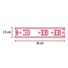 Bolsa con 2 correderas extensión 30 cm p/cajón, ancho 2.5 cm 3