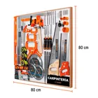 Exhibidor de carpintería, 80 x 80 cm, 1 tablero, TRUPER 2