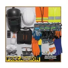 Exhibidor seguridad industrial, 80x80 cm, 1 tablero, TRUPER 1