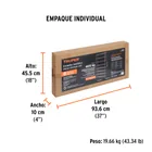 Estante metálico 8 repisas capacidad 80kg, 85x30x180, TRUPER 6
