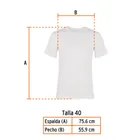 Playera cuello redondo para hombre, blanca, G, TRUPER 4