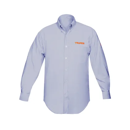 Camisa manga larga para hombre, azul, EG, TRUPER