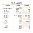 Calculadora de bolsillo, TRUPER 4
