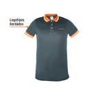 Playera polo performance para hombre, gris, EG, TRUPER 3
