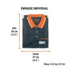 Playera polo performance para hombre, gris, EG, TRUPER 6