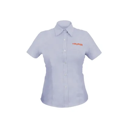 Camisa manga corta para mujer, azul, G, TRUPER