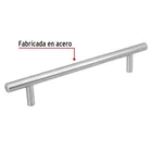 Jaladera de acero, 160mm, línea Cilindro, níquel, HERMEX 2