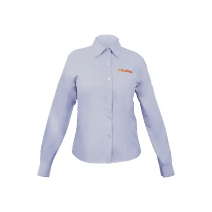 Camisa manga larga para mujer, azul, CH, TRUPER