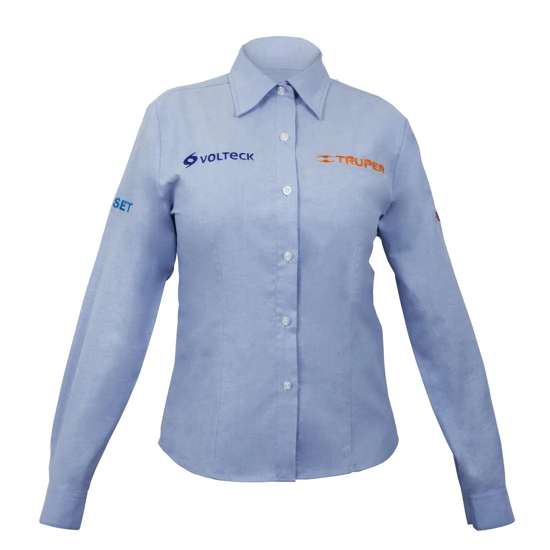 Camisa manga larga para mujer, azul, EEG, TRUPER