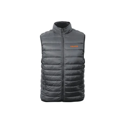 Chaleco de plumas ligero para hombre, gris, EG, TRUPER