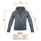 Sudadera gris para caballero, talla EG, TRUPER 4