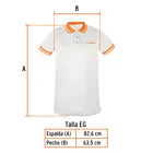 Playera polo performance para hombre, blanca, EG, TRUPER 3