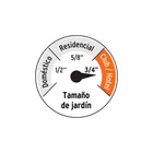 Manguera 3/4' super reforzada 4 capas 30m conexiones metal 3