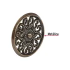 Perilla metálica estilo 'Colonial', latón antiguo, HERMEX 2