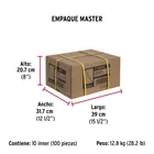 Pistón a gas con capacidad de 100 N / 10 kg, HERMEX 8