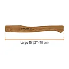 Mango hickory 15' para hacha Europea 800 g, TRUPER 2