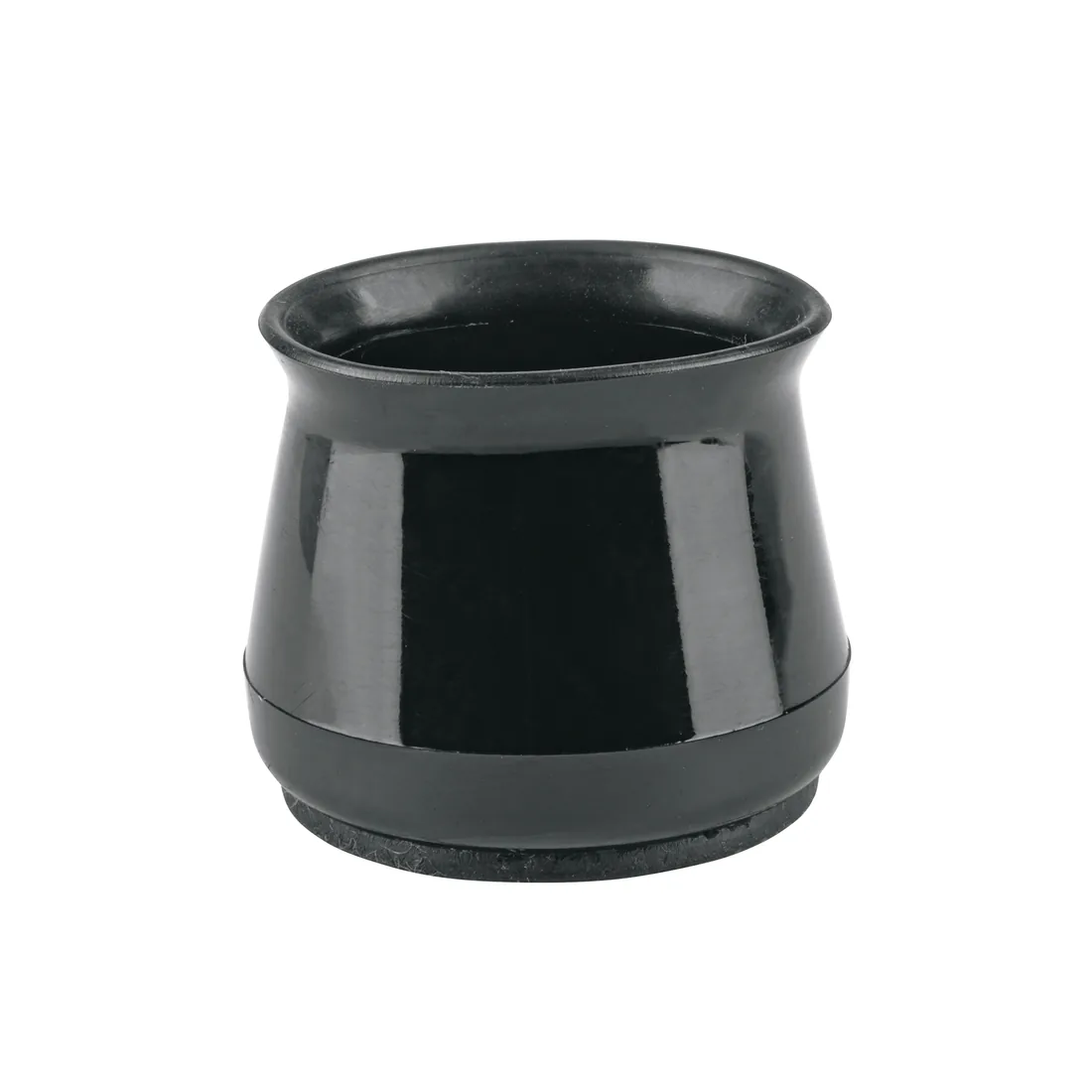 Caja con 24 protectores para patas de silla, negro