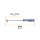Desarmador de cruz de golpe 3/8' x 10', TRUPER EXPERT 2