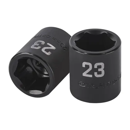 Dado de impacto de 23 mm, 6 puntas, cuadro 1/2', TRUPER