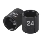Dado de impacto de 24 mm, 6 puntas, cuadro 1/2', TRUPER 1