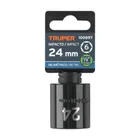 Dado de impacto de 24 mm, 6 puntas, cuadro 1/2', TRUPER 4