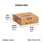 Dado de impacto de 25 mm, 6 puntas, cuadro 1/2', TRUPER 6