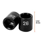 Dado de impacto de 26 mm, 6 puntas, cuadro 1/2', TRUPER 3