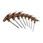 Juego de 8 llaves torx extralargas con mango T, TRUPER 1