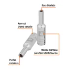Dado largo de 4 mm, 6 puntas, cuadro 1/4', TRUPER 2