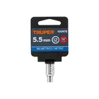 Dado de 5.5 mm, 12 puntas, cuadro 1/4', TRUPER 4