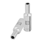Dado largo de 6 mm, 6 puntas, cuadro 3/8', TRUPER 1