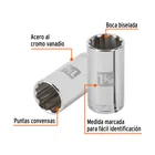 Dado largo de 1-3/16' 12 puntas, cuadro 1/2', TRUPER 2