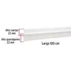 Guardapolvo fijo de 100 cm, blanco, HERMEX 3